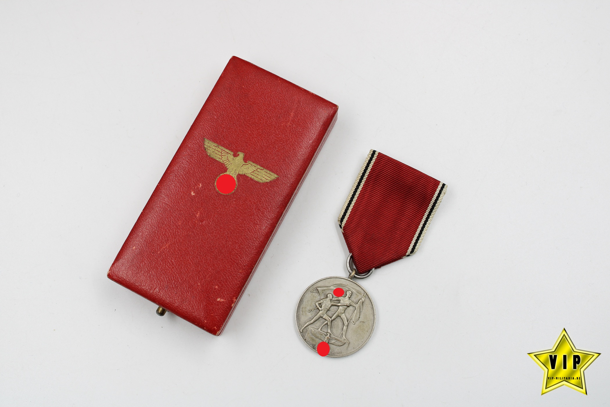 Anschluss Medaille 13. März 1938 Österreich im Verleihungsetui