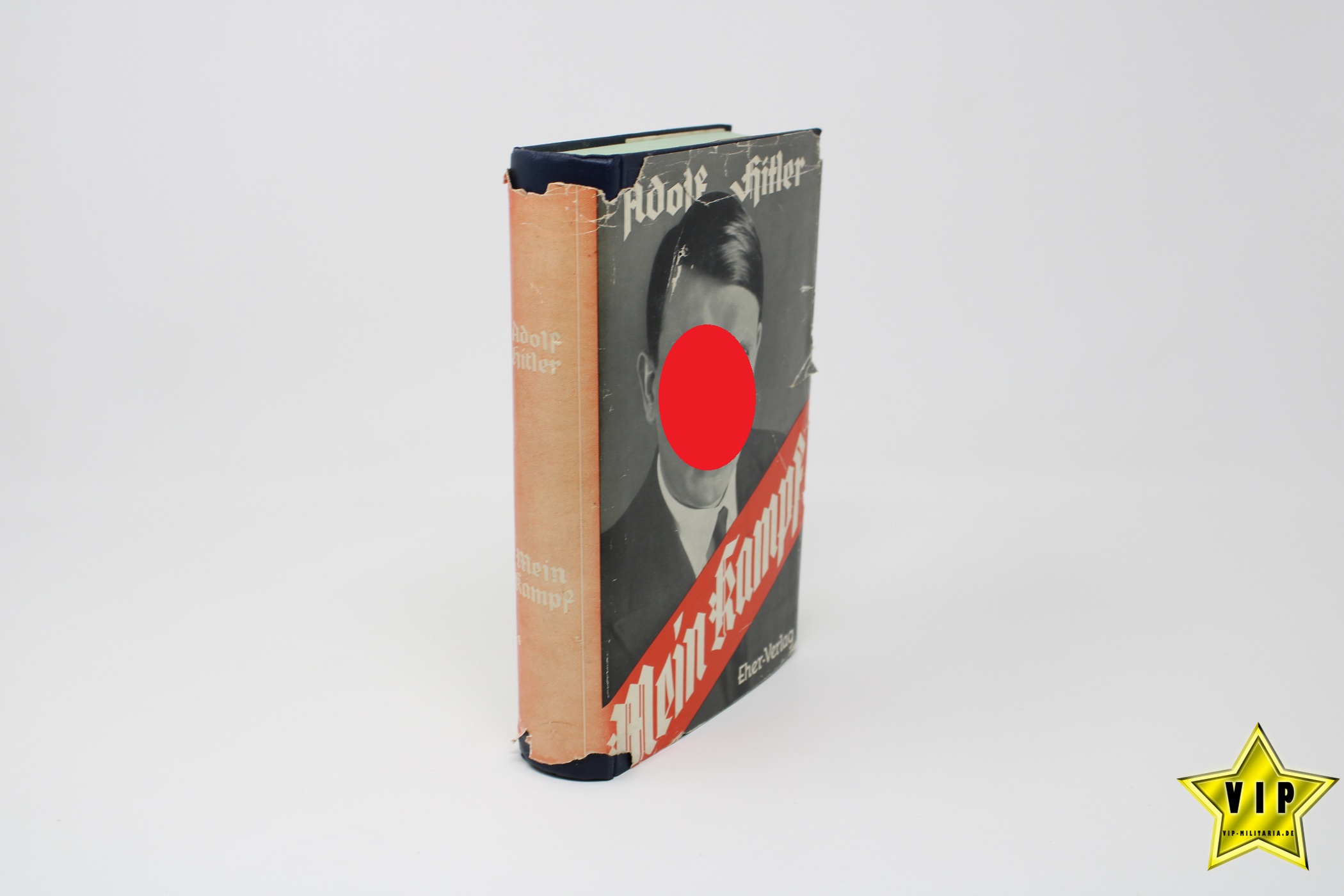 Mein Kampf Volksausgabe 1937 mit Schutzumschlag und seltener Widmung