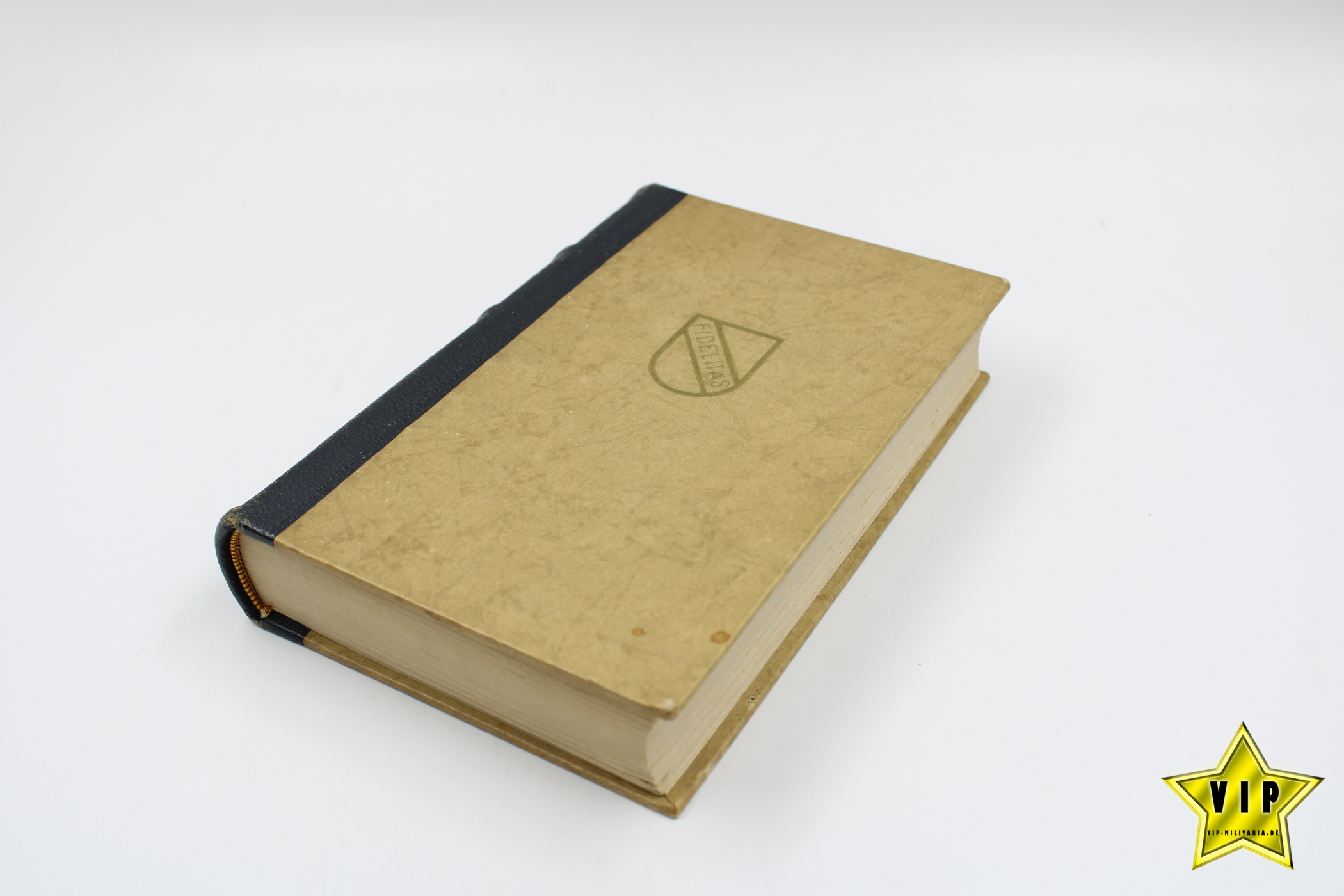 Mein Kampf 1941 Hochzeitsausgabe mit Stadtwappen aus Karlsruhe/Fidelitas mit Widmung