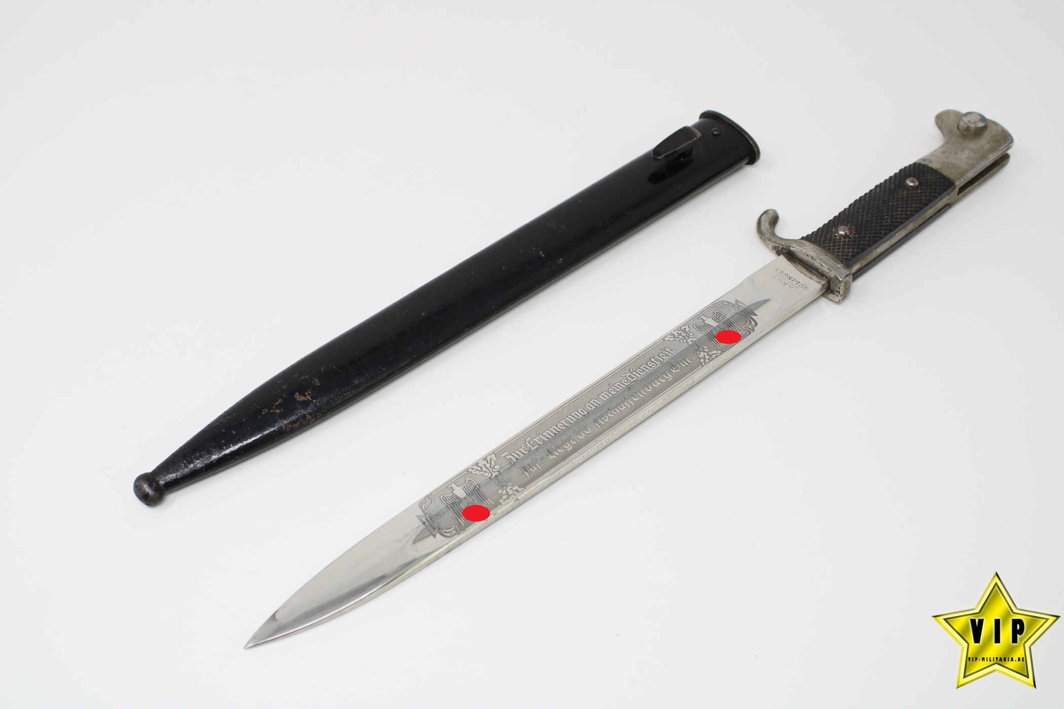 Ausgehbajonett mit Klingenätzung