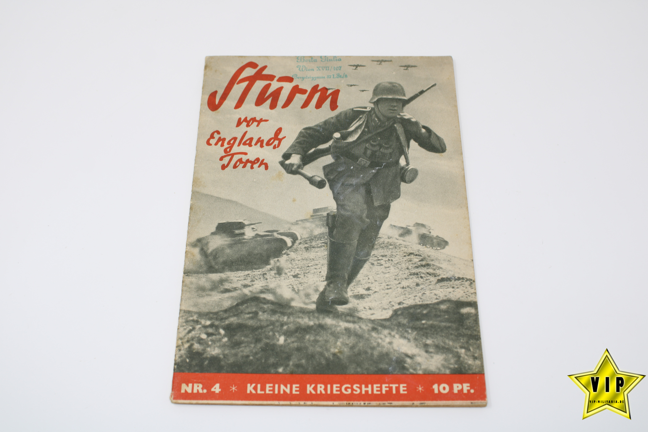 Heft Sturm vor Englands Toren