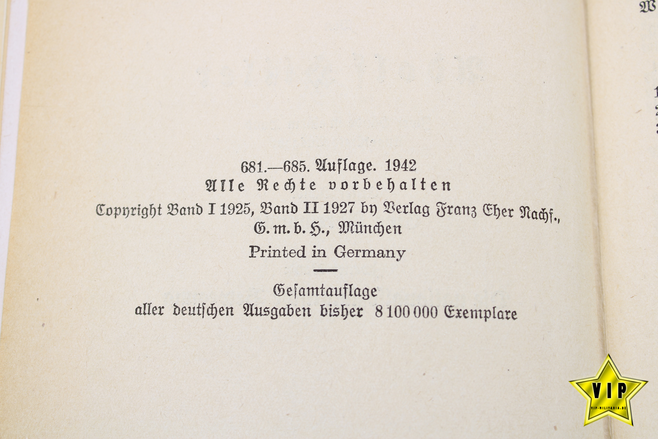 Mein Kampf 1942 Hochzeitsausgabe mit Stadtwappen Köln 