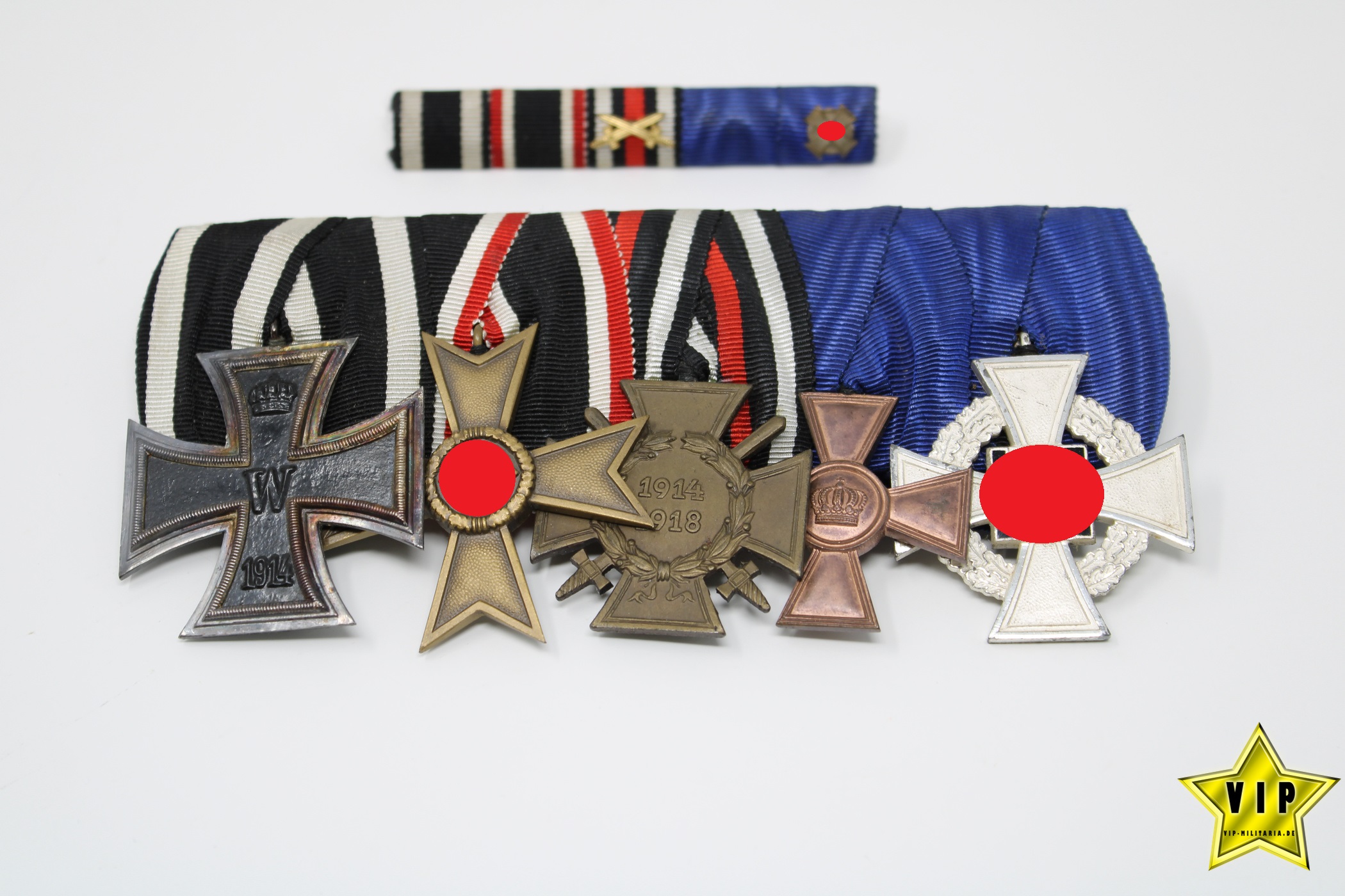 Ordenspange Eisernes Kreuz 2. Klasse 1914 Kriegsverdienstkreuz 1939