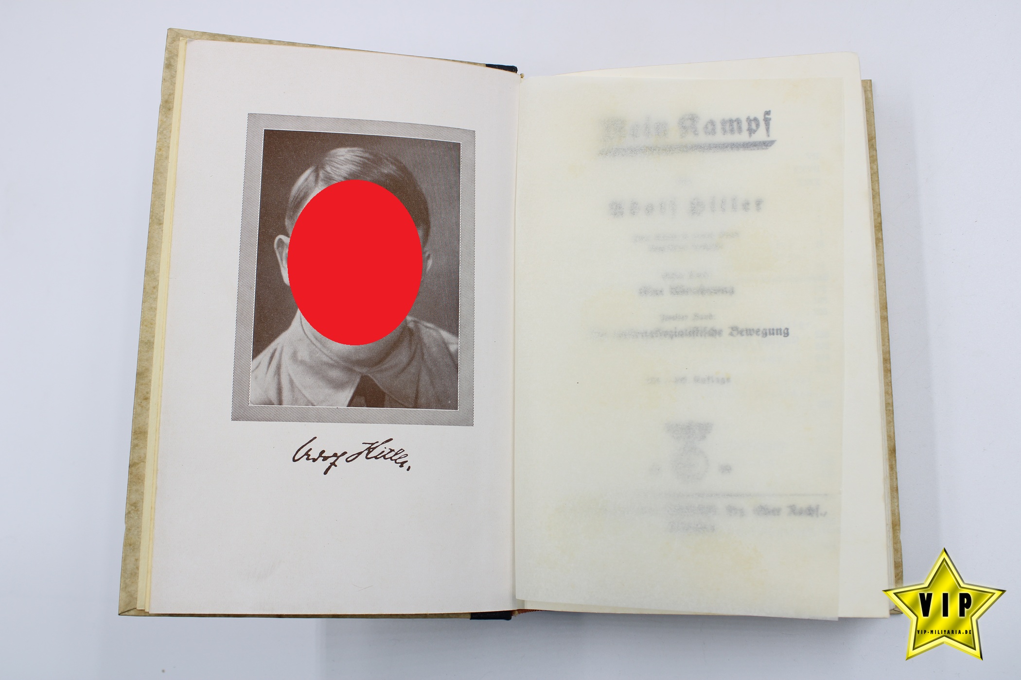 Mein Kampf 1939 im Schuber mit Goldschnitt