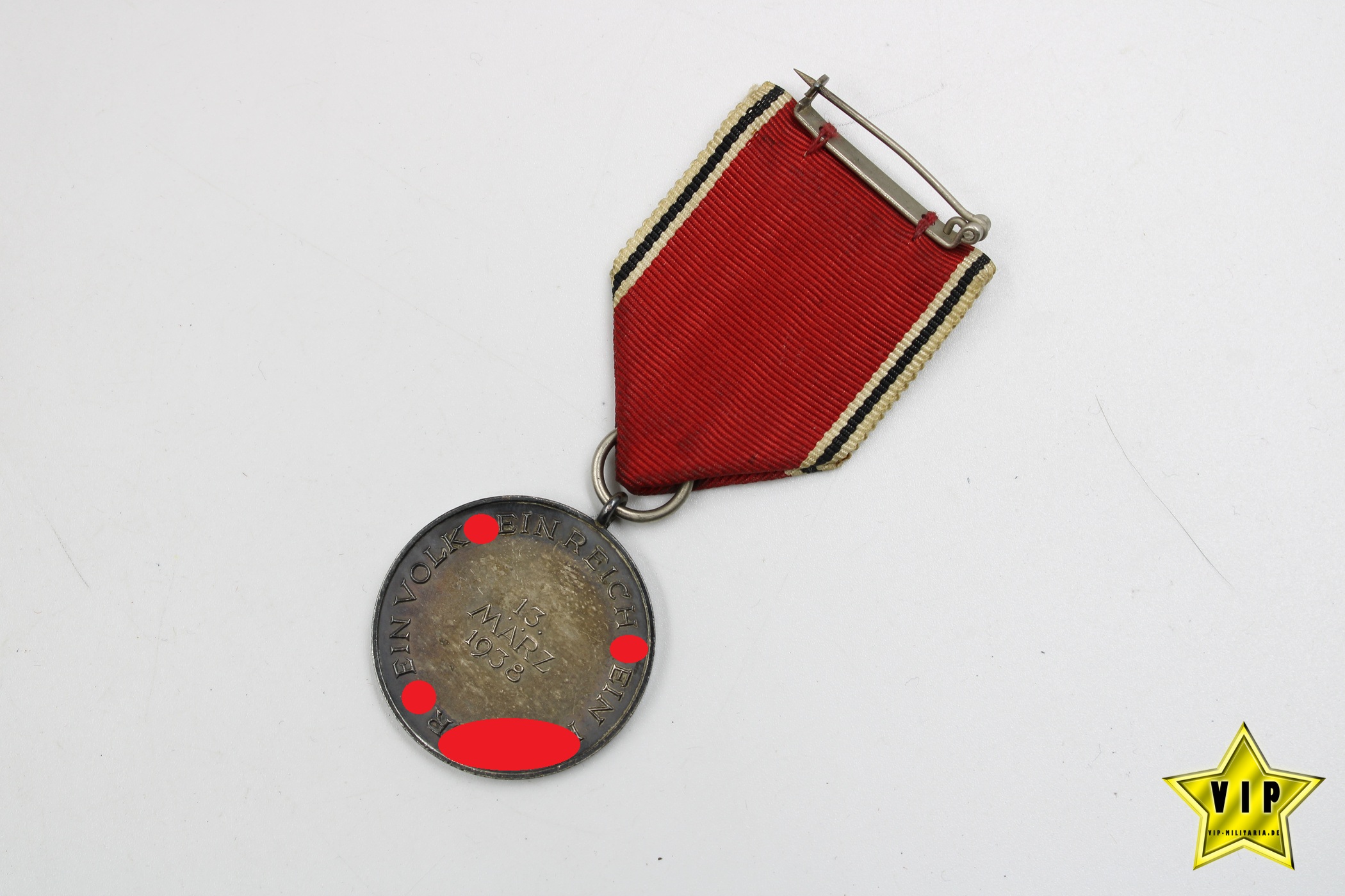 Anschluss Medaille 13. März 1938 Österreich im Etui 
