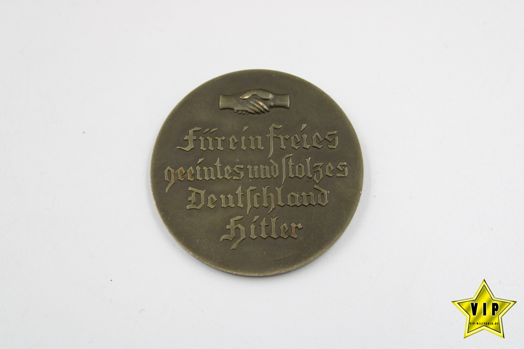 Bronzemedaille Adolf Hitler - Hindenburg 1933