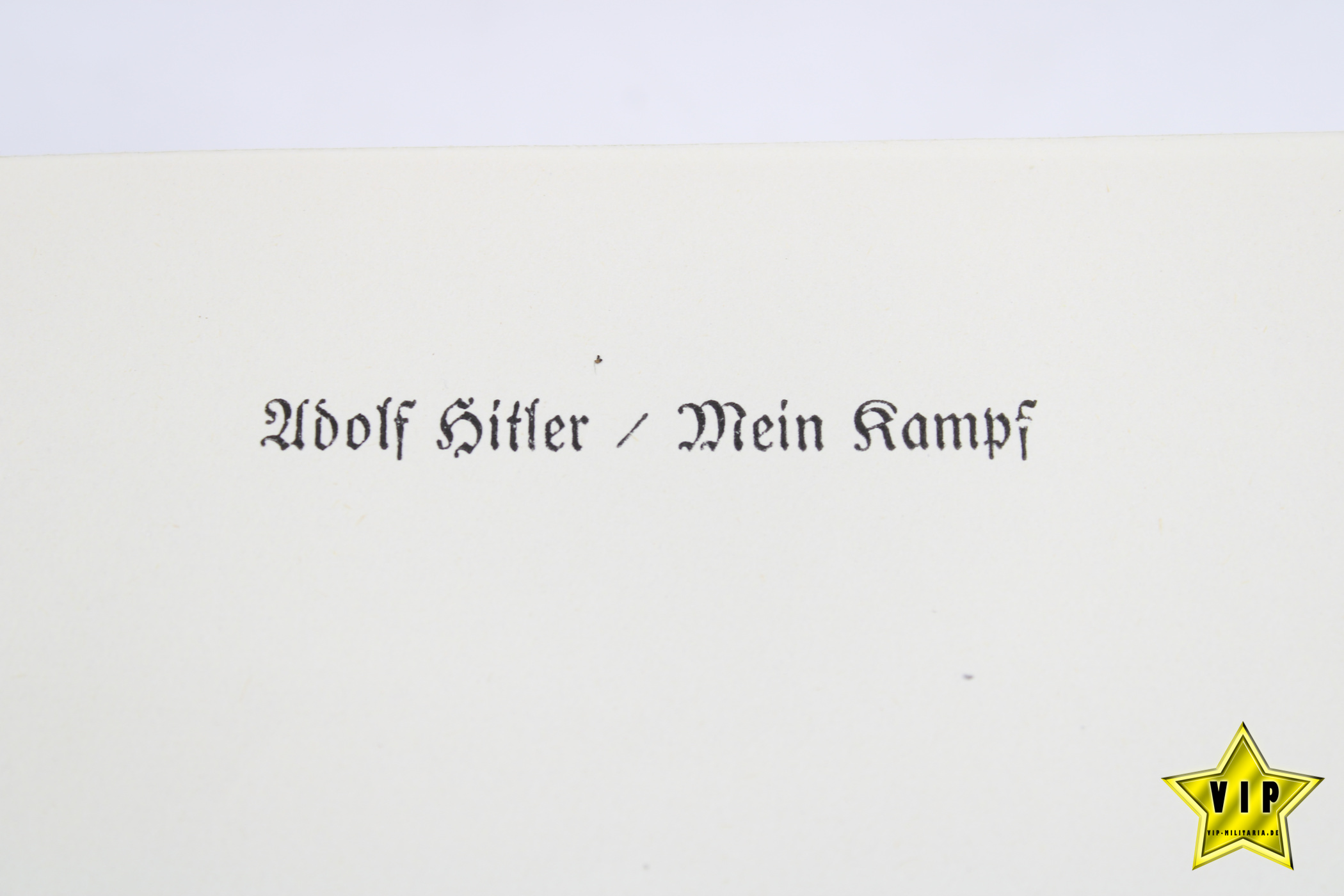 Mein Kampf 1937 Hochzeistausgabe mit Widmung