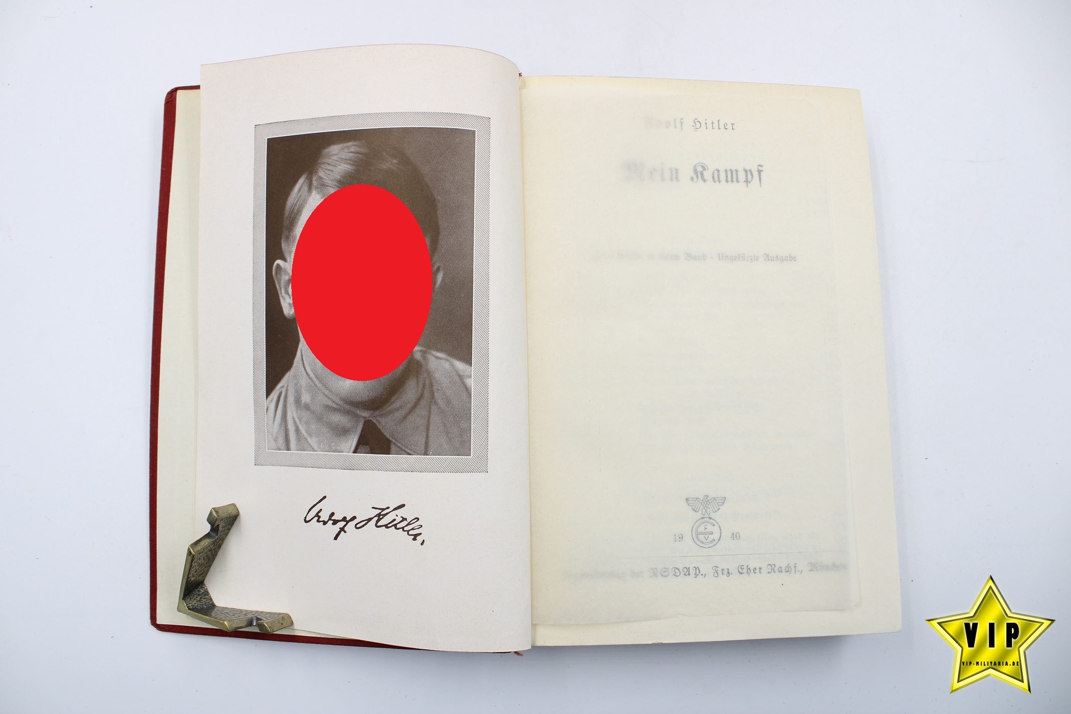 Mein Kampf rote Tornister Ausgabe 1940 Taschenbuch