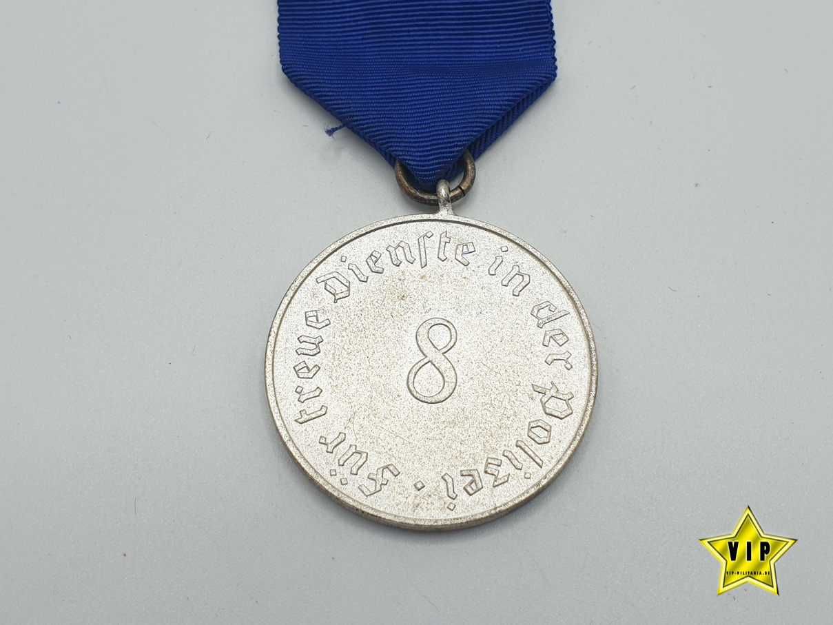Dienstauszeichnung der Polizei für 8 Jahre 1938